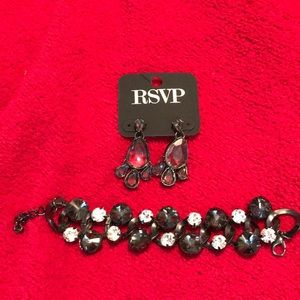 Bracelet and Earrings